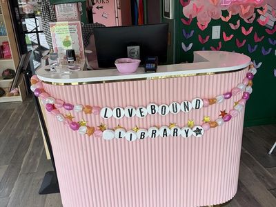 Cute Pink Reception/retail Counter