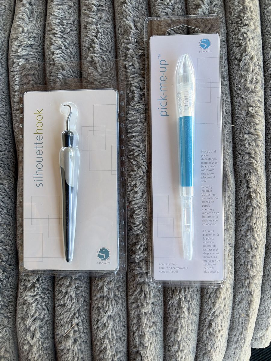 Silhouette Pick-Me-Up Tool & Hook Set - New, for Rhinestones, Beads & Paper Crafts