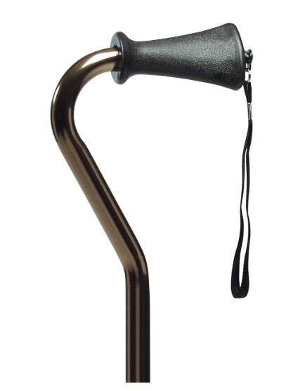 Graham-Field Lumex 6328 Adjustable Offset Aluminum Walking Cane - Bronze, new never used