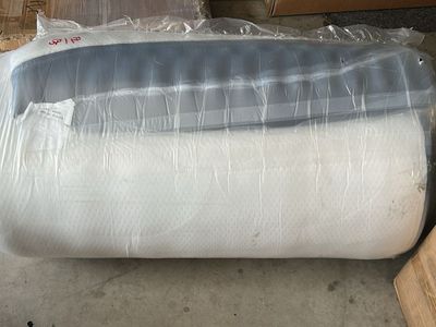King Rolled Mattress in Plastic Packaging