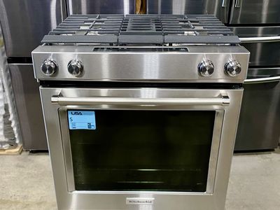 DOWNDRAFT KITCHENAID SLIDE IN DUAL FUEL RANGE