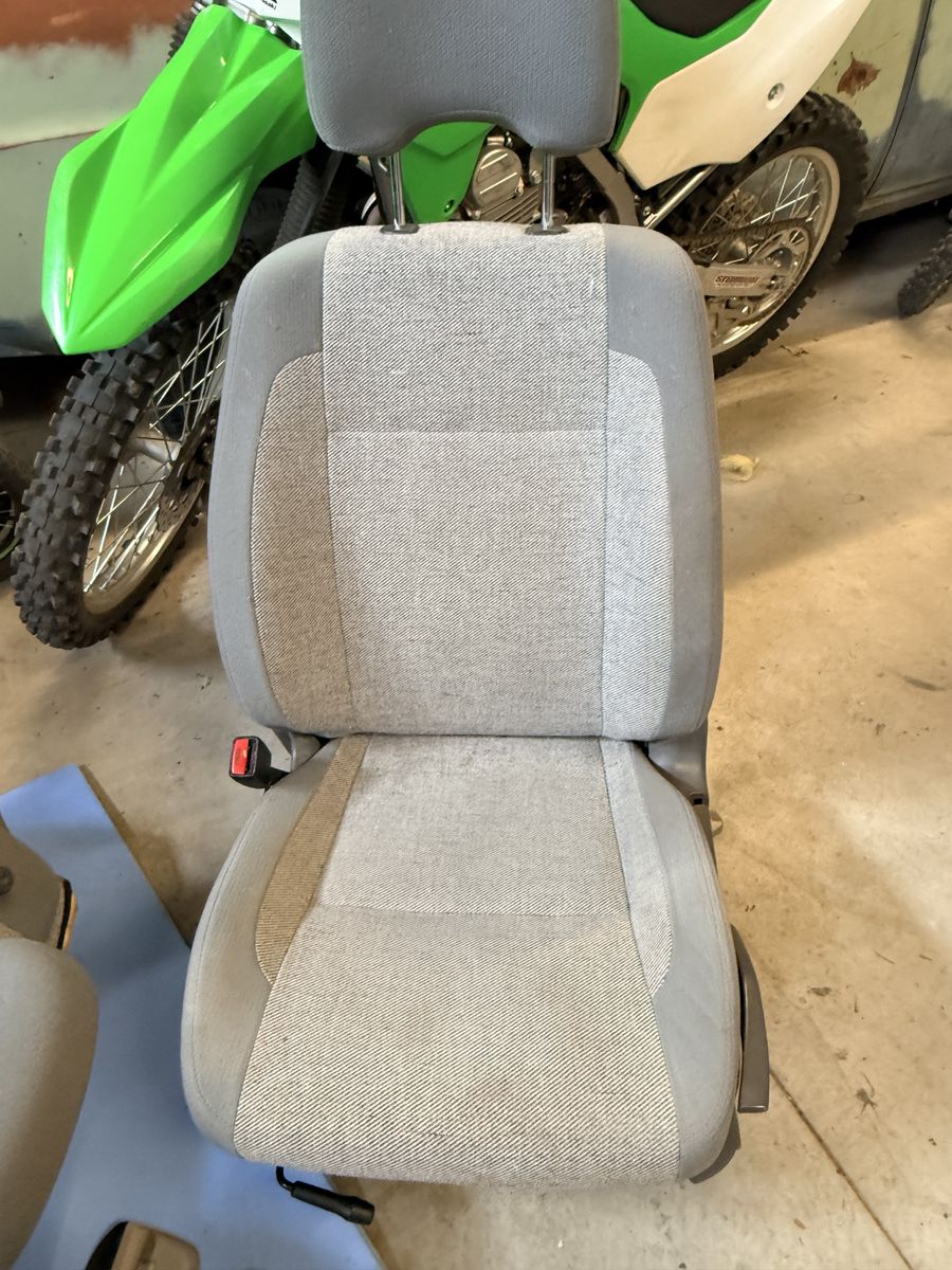 Subaru Gray Front and Rear Seats