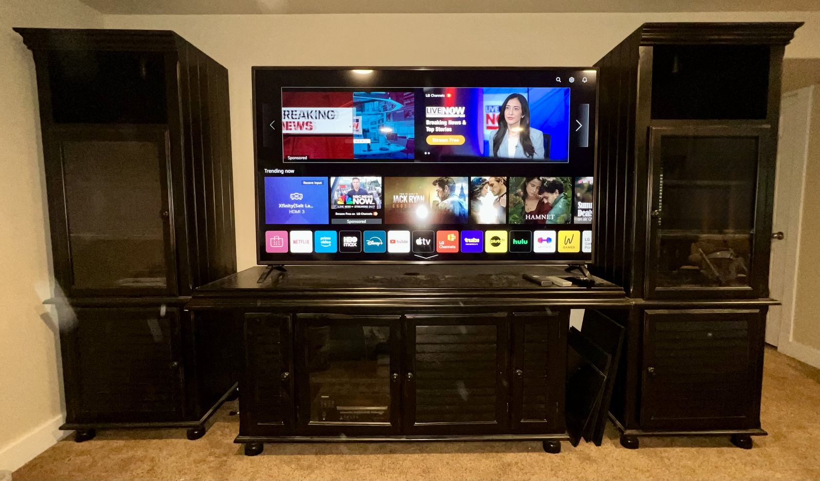 Large Home Entertainment Center