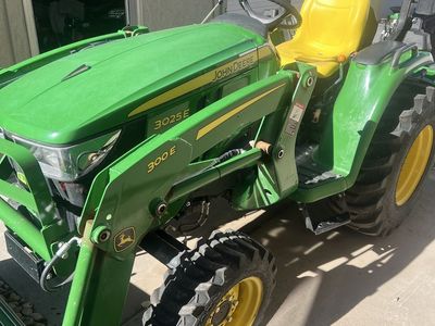 John Deere with loader