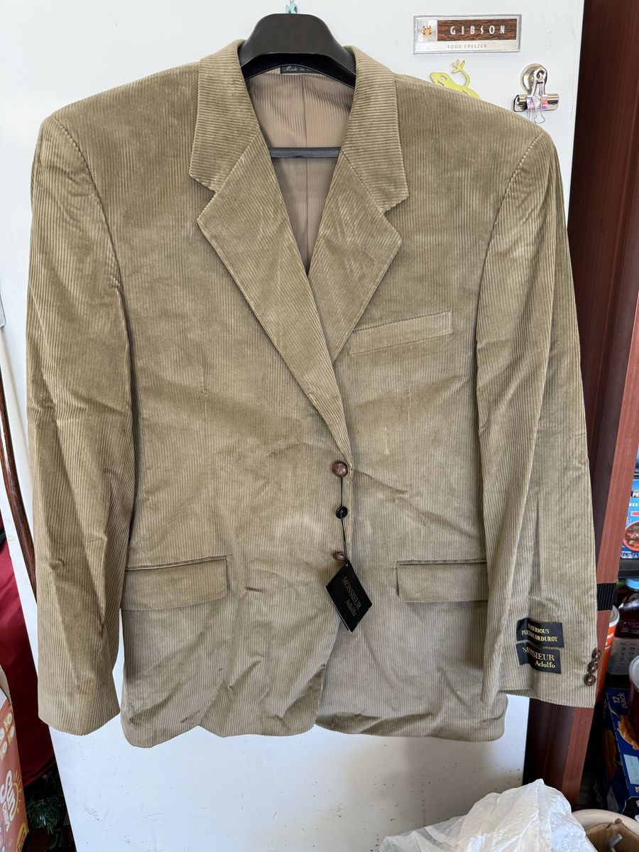 New 48L Corduroy Sportscoat