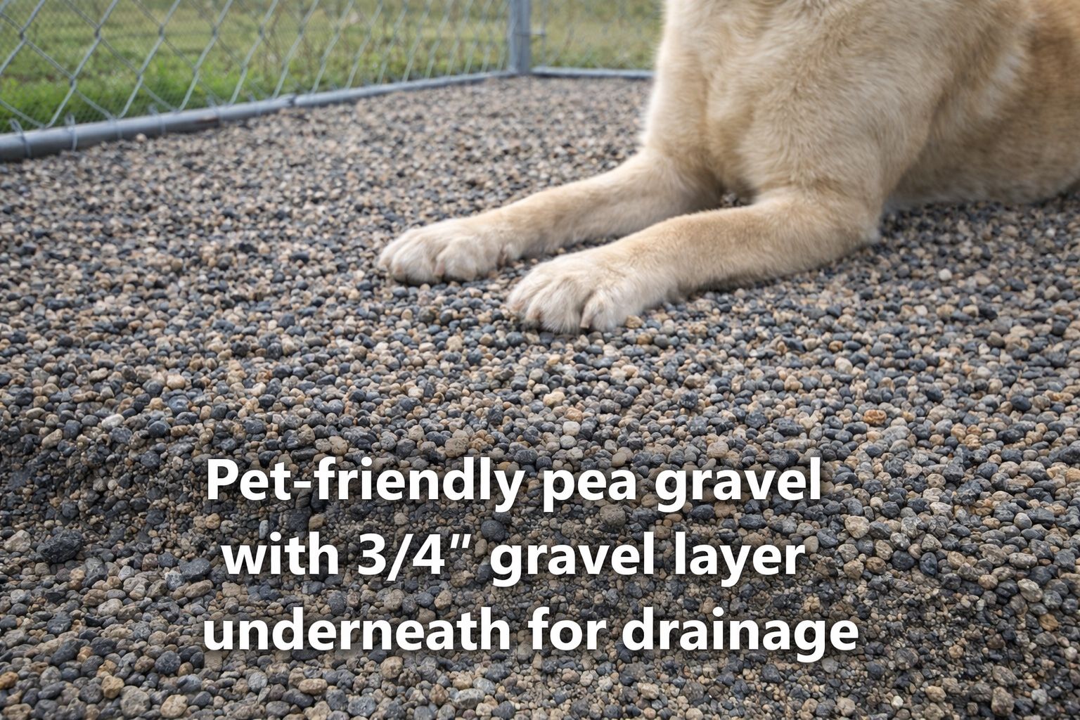 Dog Run - Mud Free - Materials Delivered