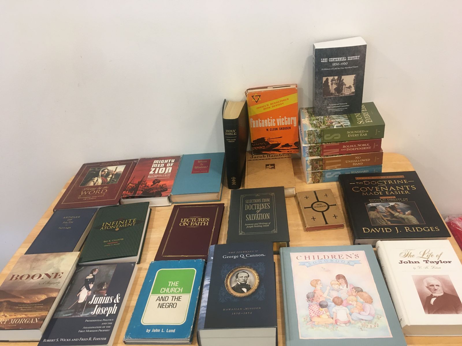 LDS Church History and Doctrine Book Lot - Assorted Hardcover & Paperback Titles