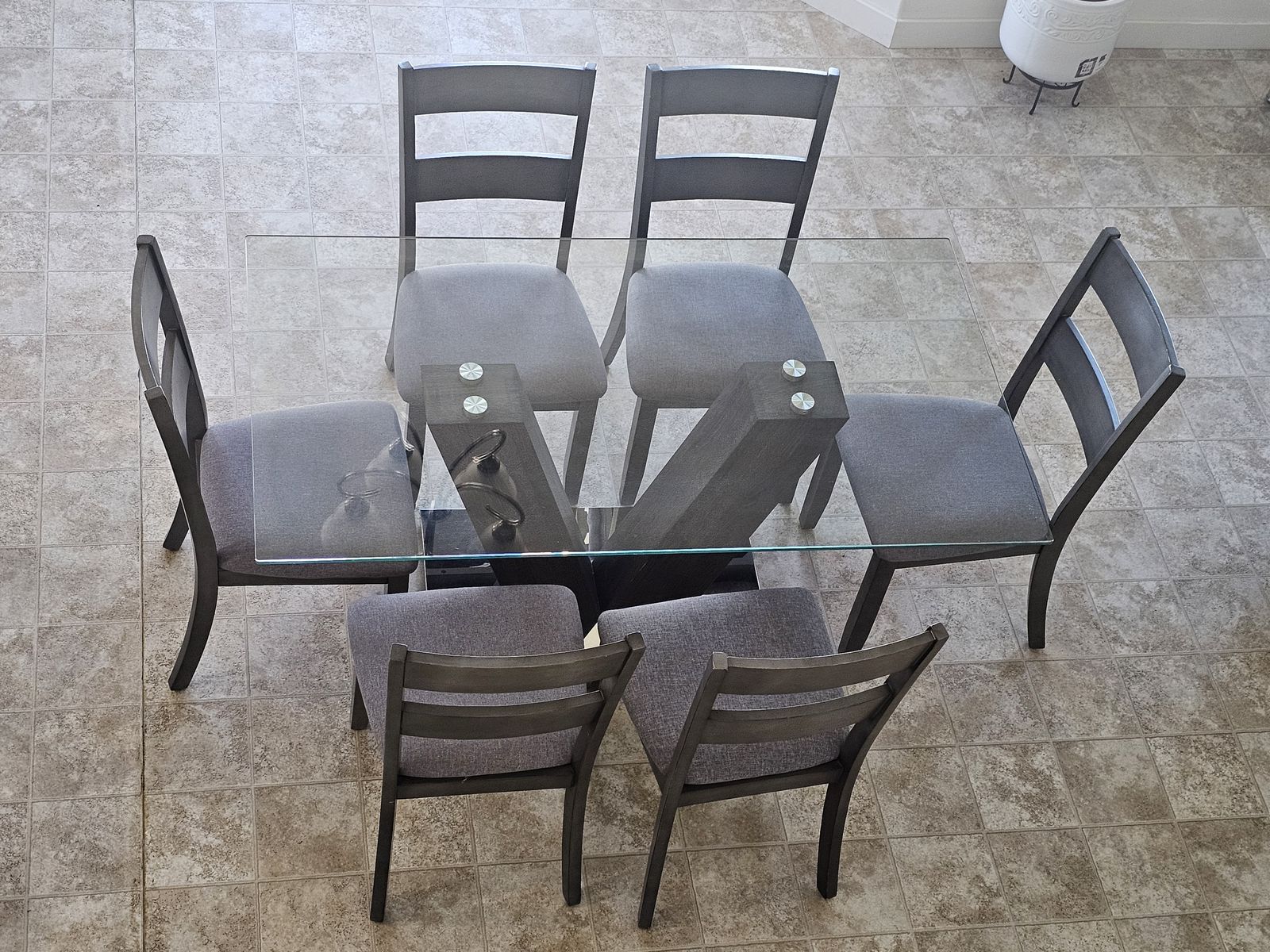 DINING TABLE SET FOR 6