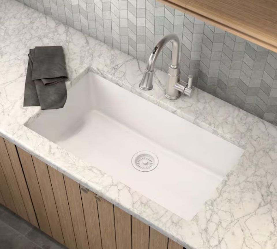 Moen Undermount Granite Single Bowl Kitchen Sink