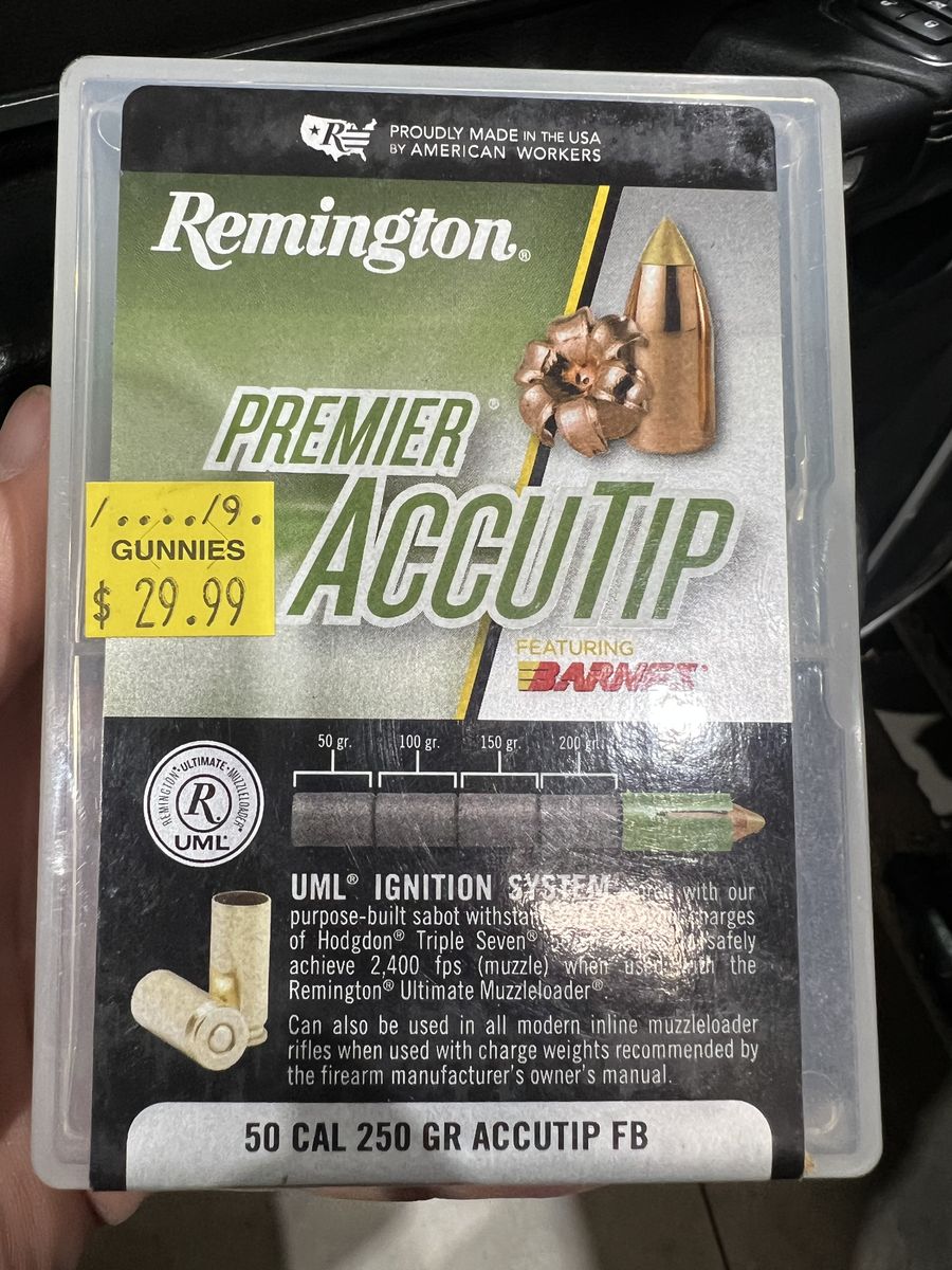 Remington Barnes Accutip .50 Cal