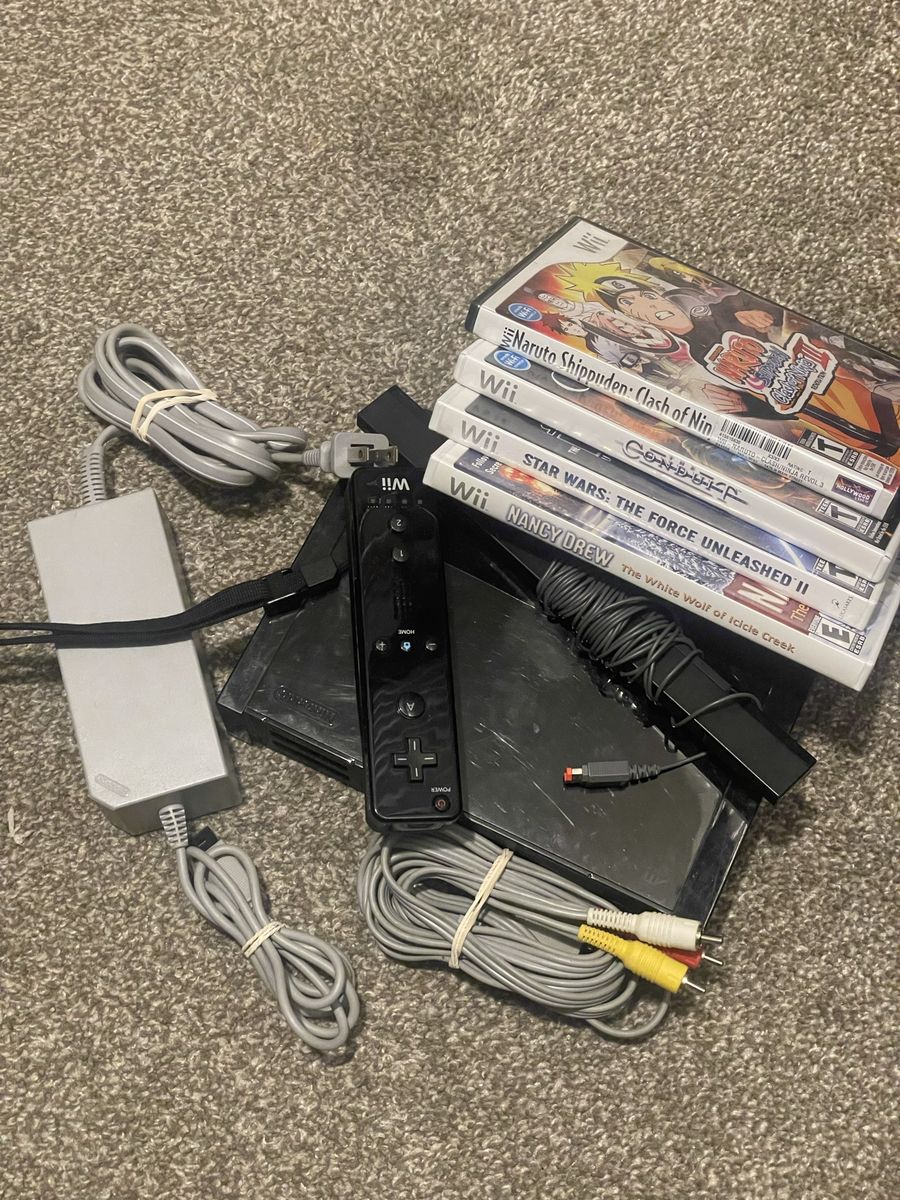 Black Nintendo Wii