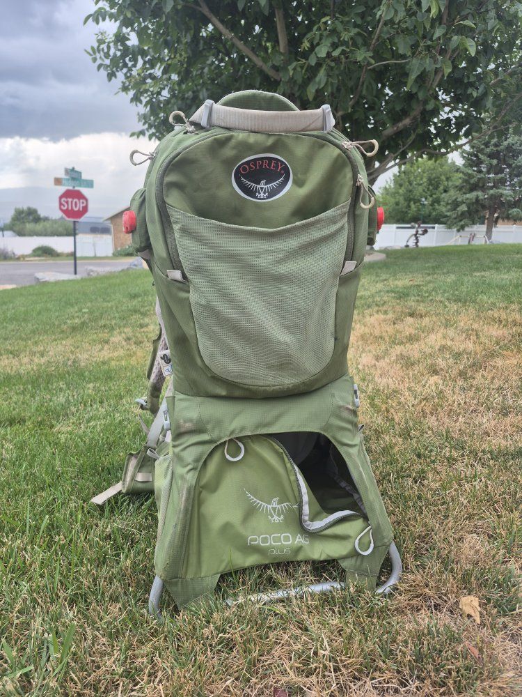 Osprey Poco AG Plus Child Carrier Backpack Green