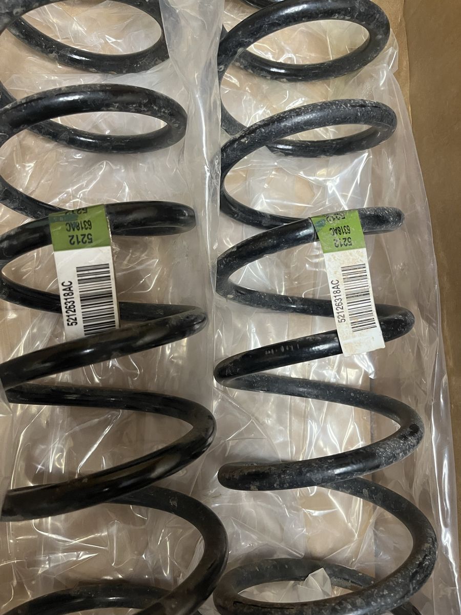 2012 Jeep JK front and rear OEM Suspension Coil Springs.