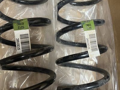 2012 Jeep JK front and rear OEM Suspension Coil Springs.