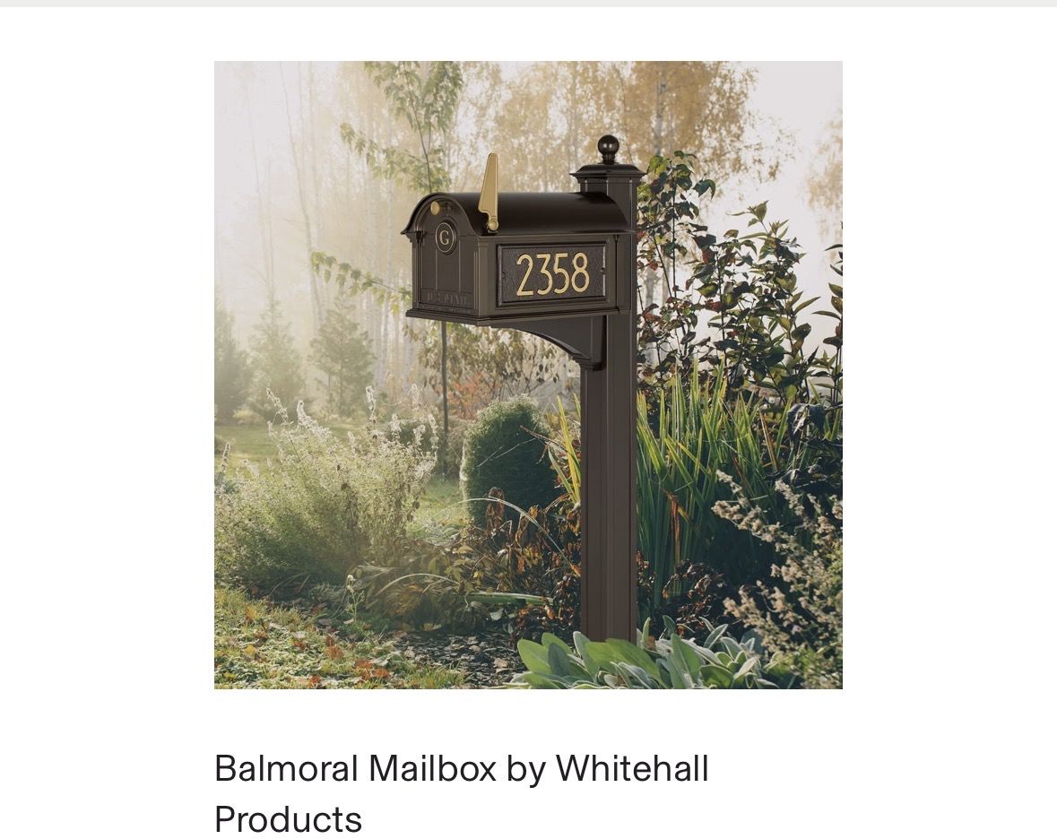 Whitehall-balmoral Mailbox- Bronze