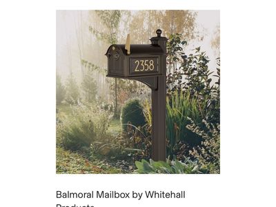 Whitehall-balmoral Mailbox- Bronze