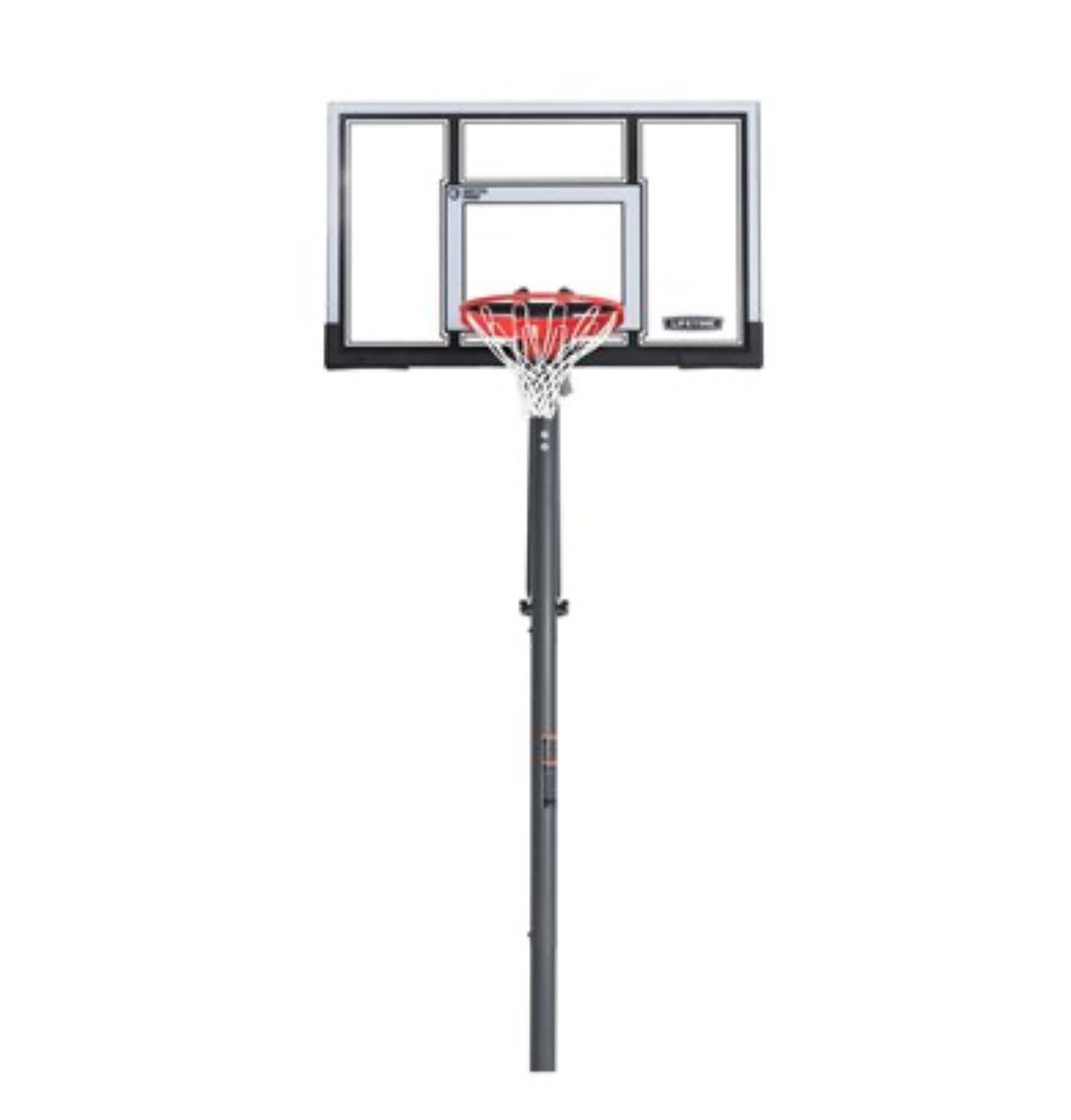 LIFETIME ADJUSTABLE IN-GROUND BASKETBALL HOOP (54-INCH POLYCARBONATE)