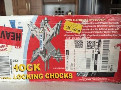 trailer lock chocks and camco levelors
