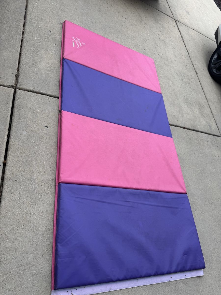 Gymnastics mat and balancing beam!