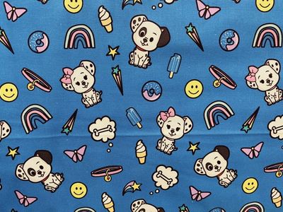 Disney 101 Dalmatians Cotton Quilting Fabric