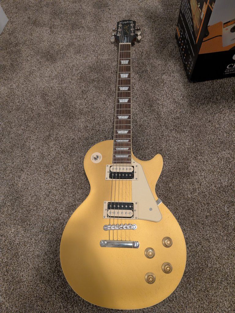 Epiphone Les Paul Standard '50s Electric Guitar - Lemon Burst, Sweetwater Exclusive