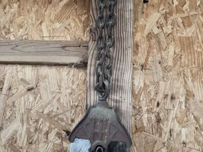 vintage Pulley And Hay Trolly