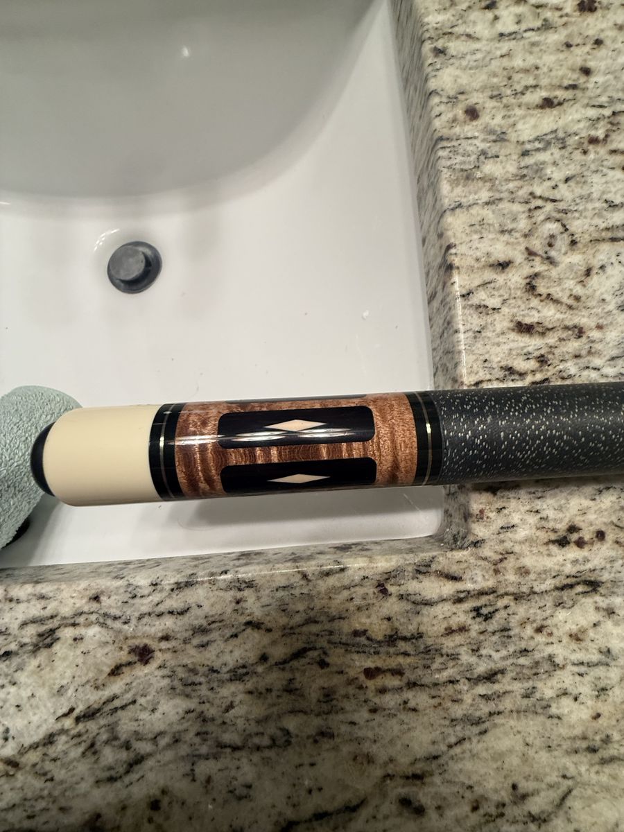 TITLE: Schon, Vintage McDermott and Cuetec Pool Cues With Case