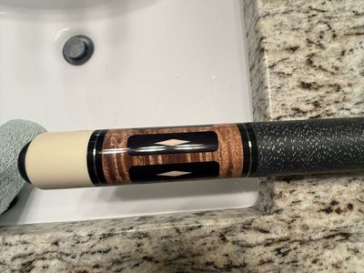 TITLE: Schon, Vintage McDermott and Cuetec Pool Cues With Case