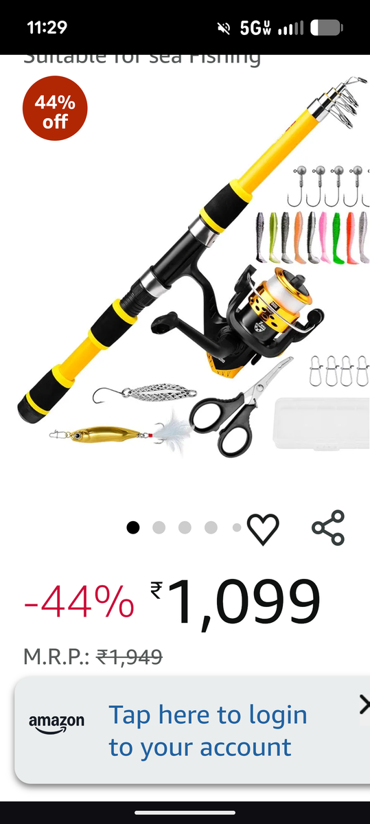 New fishing pole and reel combo located in Roy venmo or cash fcfs