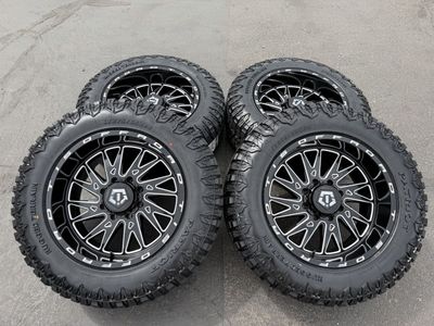 New LT275/65r20 Patriot RT TIS 547BM 8x6.5 Dodge Ram Cummins Chevy Silverado 2500 3500 GMC 547 BM wheels and tires 8 lug
