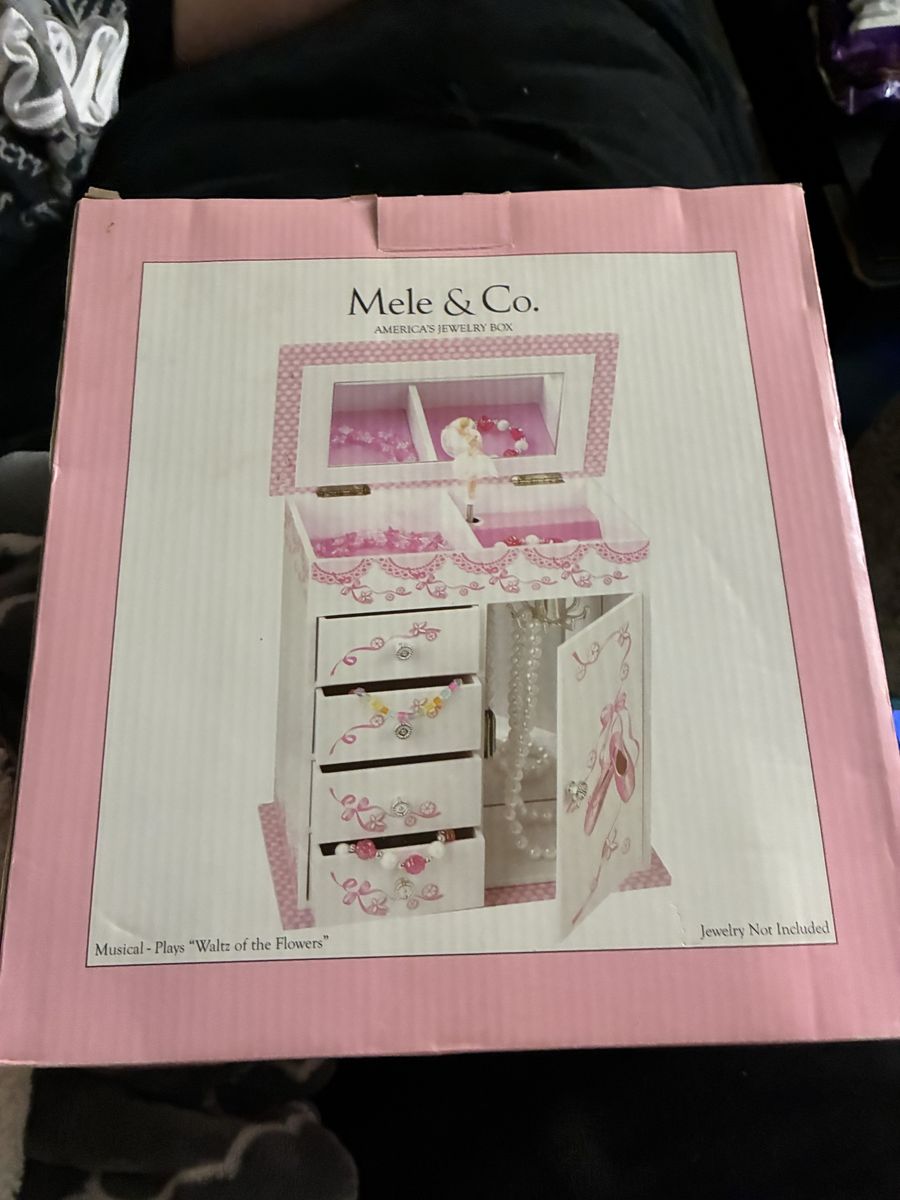 Mele & Co. Ballerina Musical Jewelry Box - Plays Waltz of the Flowers