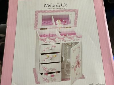 Mele & Co. Ballerina Musical Jewelry Box - Plays Waltz of the Flowers