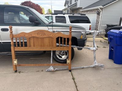 Queen headboard And Frame