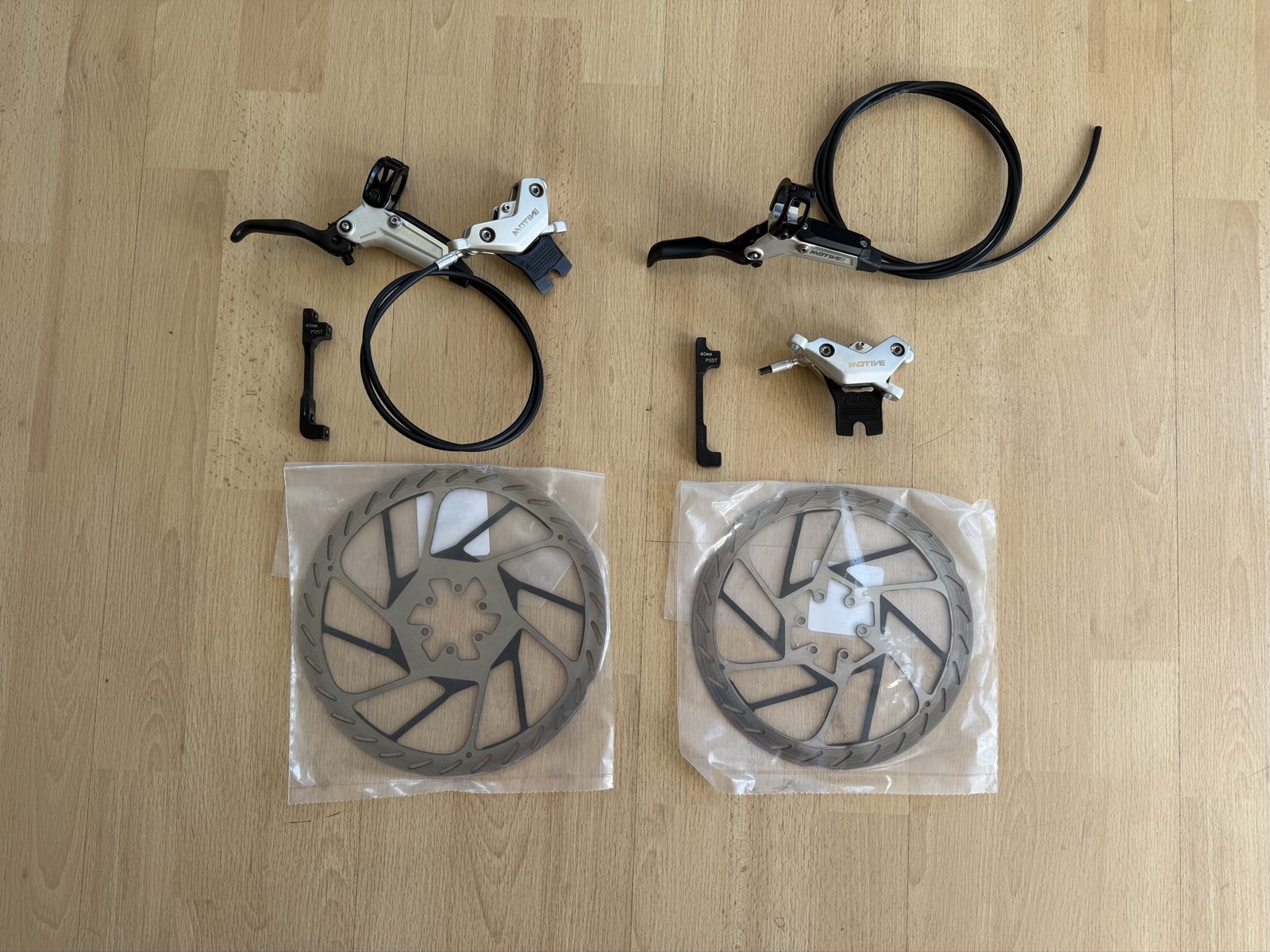 Complete SRAM Motive Ultimate brake setup