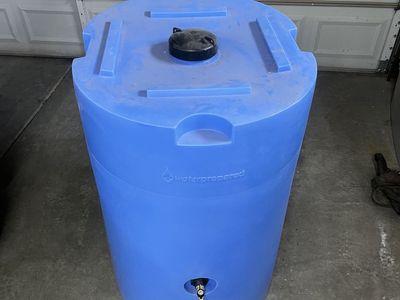 Waterprepared 160 Gallon Blue Water Storage Tank Emergency Preparedness 500.00 for the pair.