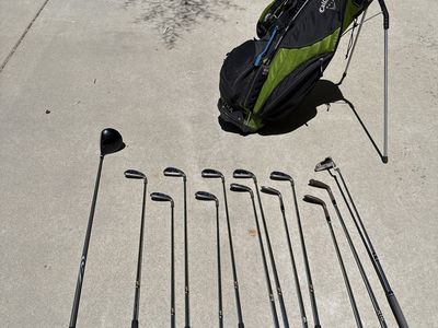 Callaway Golf Club Set with Bag - Full Set of Irons & Driver