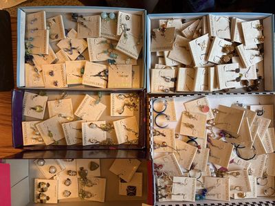 Impressions Mixed Lot of Fashion Earrings - Various Styles & Colors - 100+ Pairs