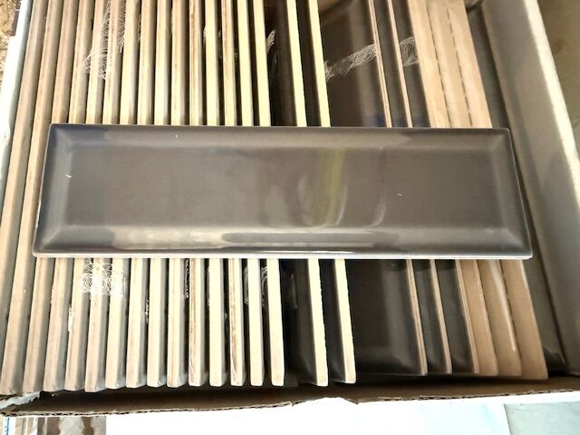 Boutique Dark Gray Subway Tile
