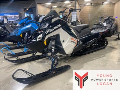 2025 Polaris® 850 RMK SP 155 Mirage Gray / Gloss Black