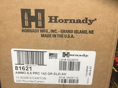 6.5 Prc Hornady Ammo