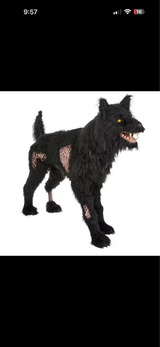 Home Depot Fear Valley Animatronic Zombie Wolf Halloween Decoration, Used Once