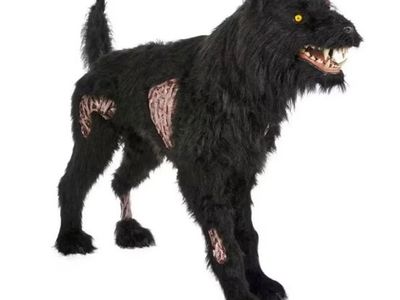 Home Depot Fear Valley Animatronic Zombie Wolf Halloween Decoration, Used Once