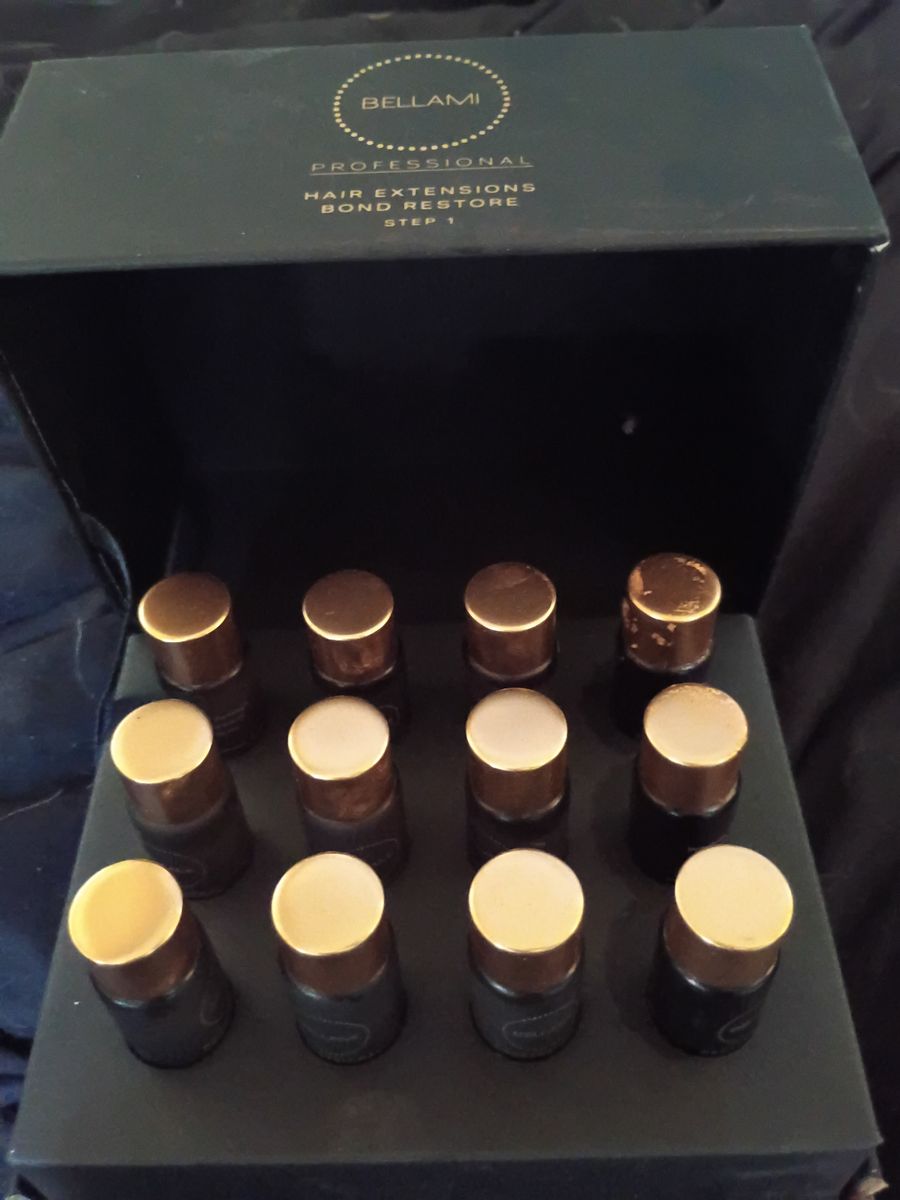 Bellami Professional Hair Extensions Bond Restore Step 1 - 12 x 8ml - Prevents Damage & Breakage
