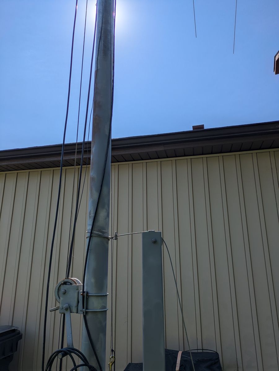 HAM tower and Yaesu rotator controller