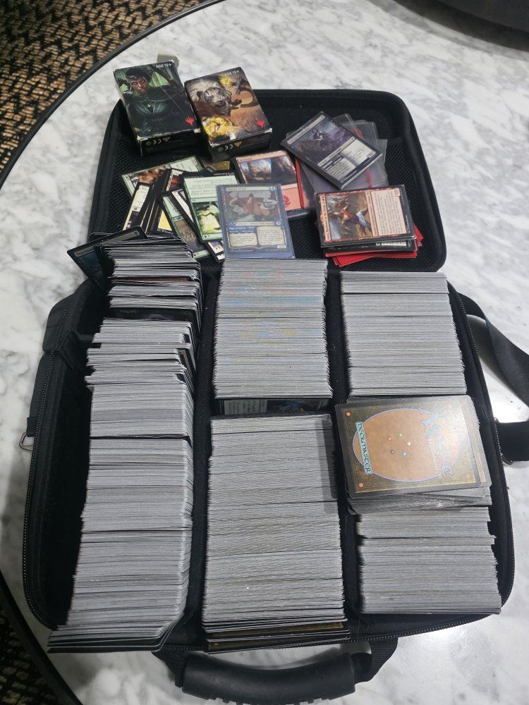 Massive Magic: The Gathering Card Lot - Includes 2 Deck Boxes & Assorted Collection
