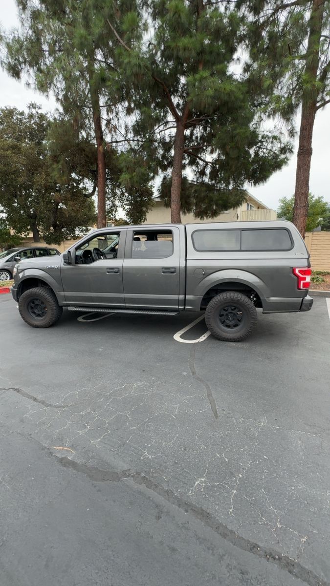 Truck Bed Camper Shell/TopperFits Ford F-150, 2015-2020 Magnetic Grey