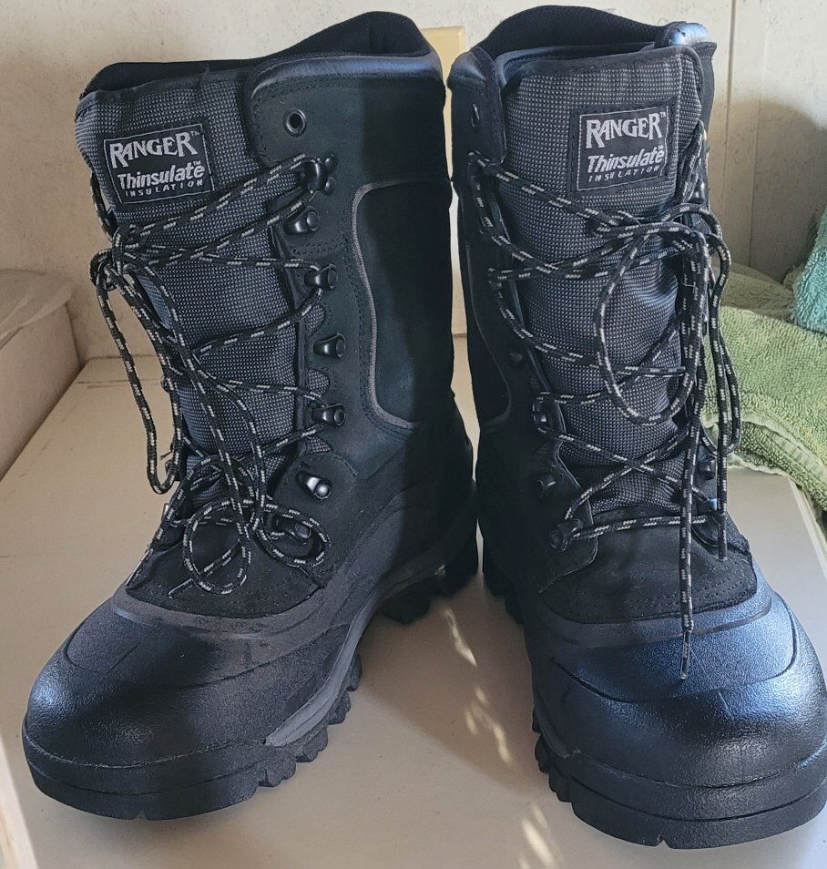 Ranger Boots Mens 10 Thinsulate Winter Combat Mid