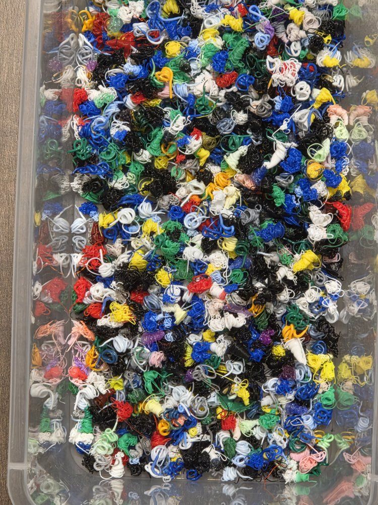 Bulk 3D Printer Filament Purge Material – Colorful Craft Scrap