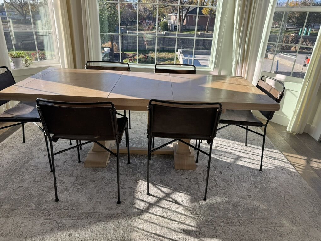 Chiani trestle Table by Ballard Designs