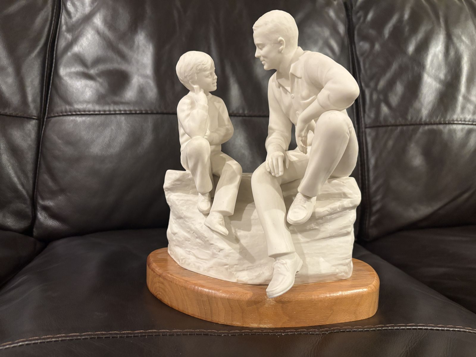 Father & Son Figurine -- Vintage 1985 Hansen Classic